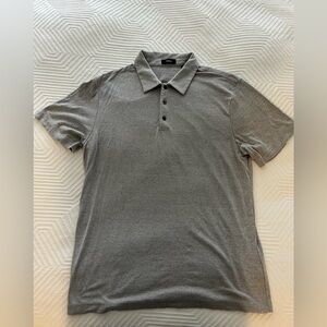 Theory Men's Gray Polo Shirt